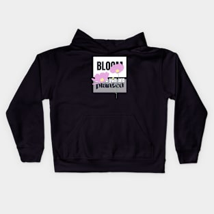 Bloom where you are planted Kids Hoodie